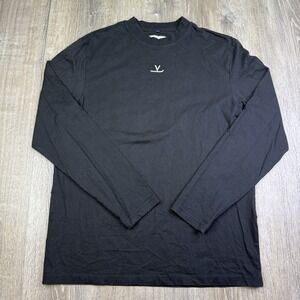 Vuarnet France Long Sleeve T Shirt Made In Italy Black Men's Size XL